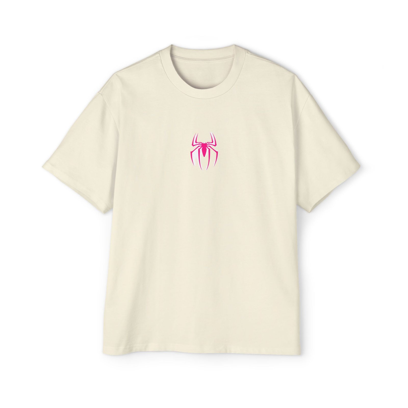 Beige Spider Oversized Tee — Dapper Karachi streetwear