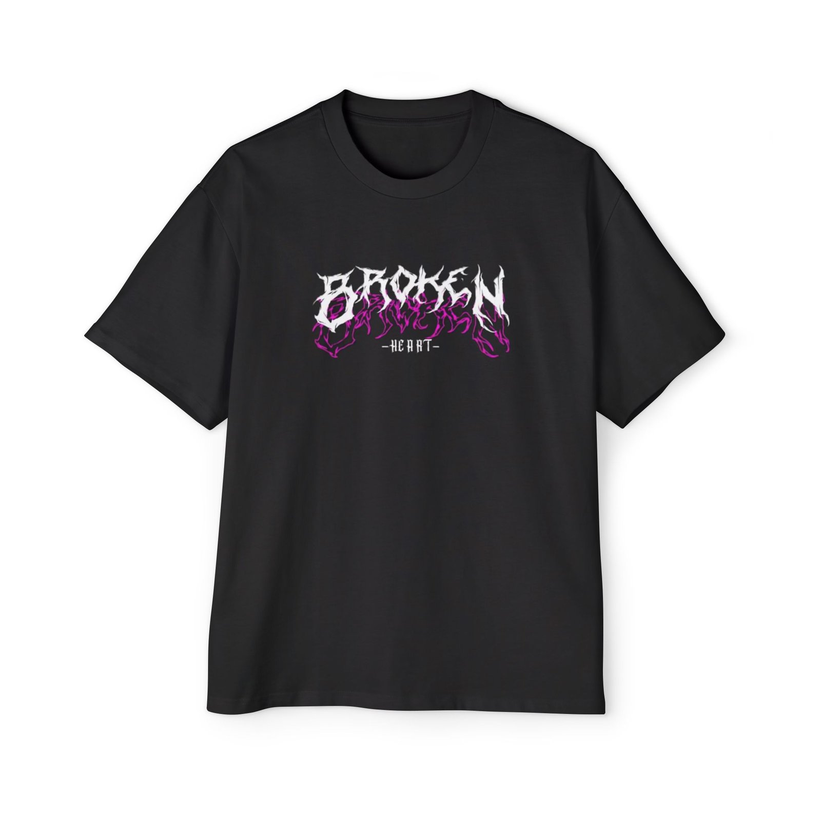 Blackout Broken Oversized Tee — Dapper Karachi streetwear