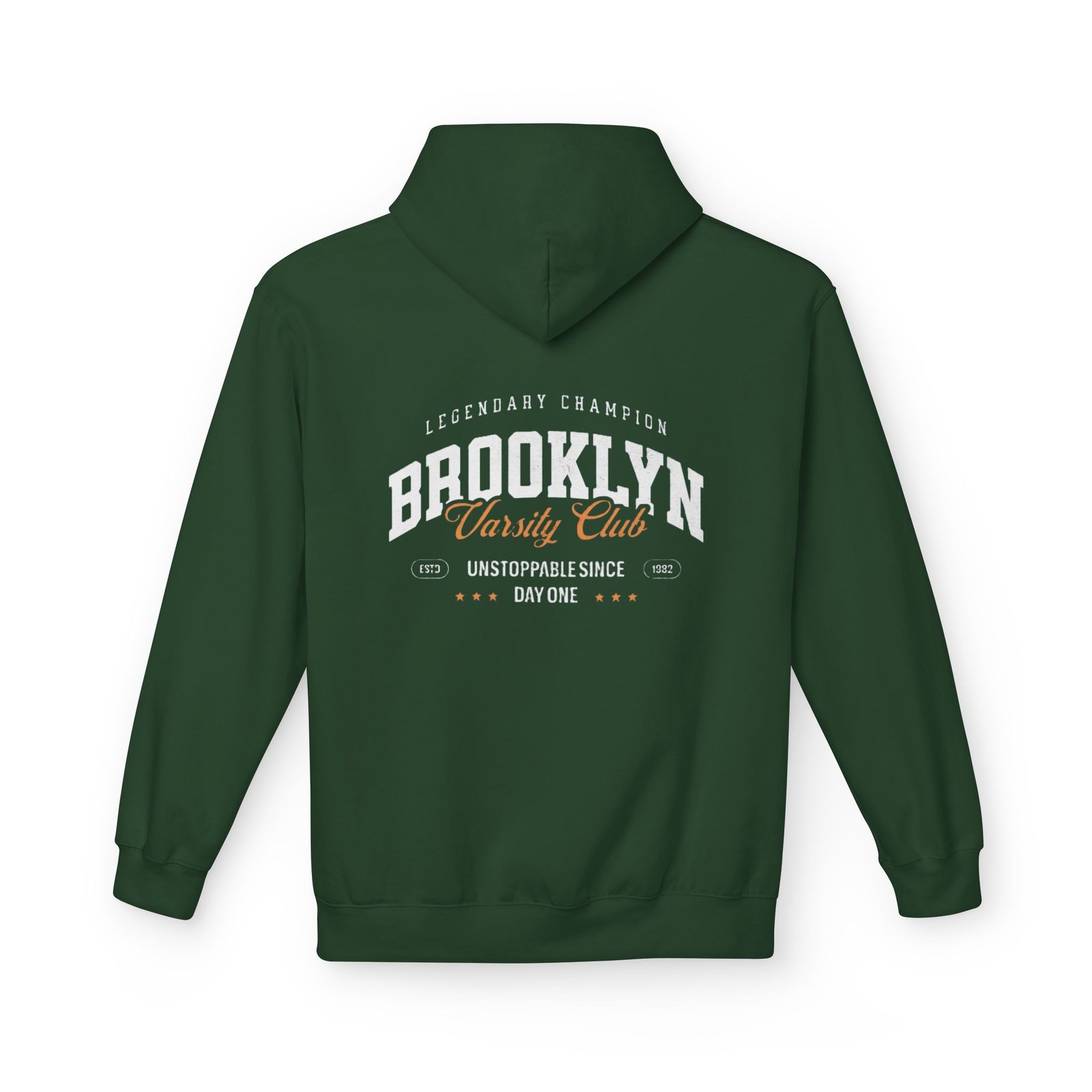 Brooklyn Green Hoodie — Dapper Karachi streetwear alternate view