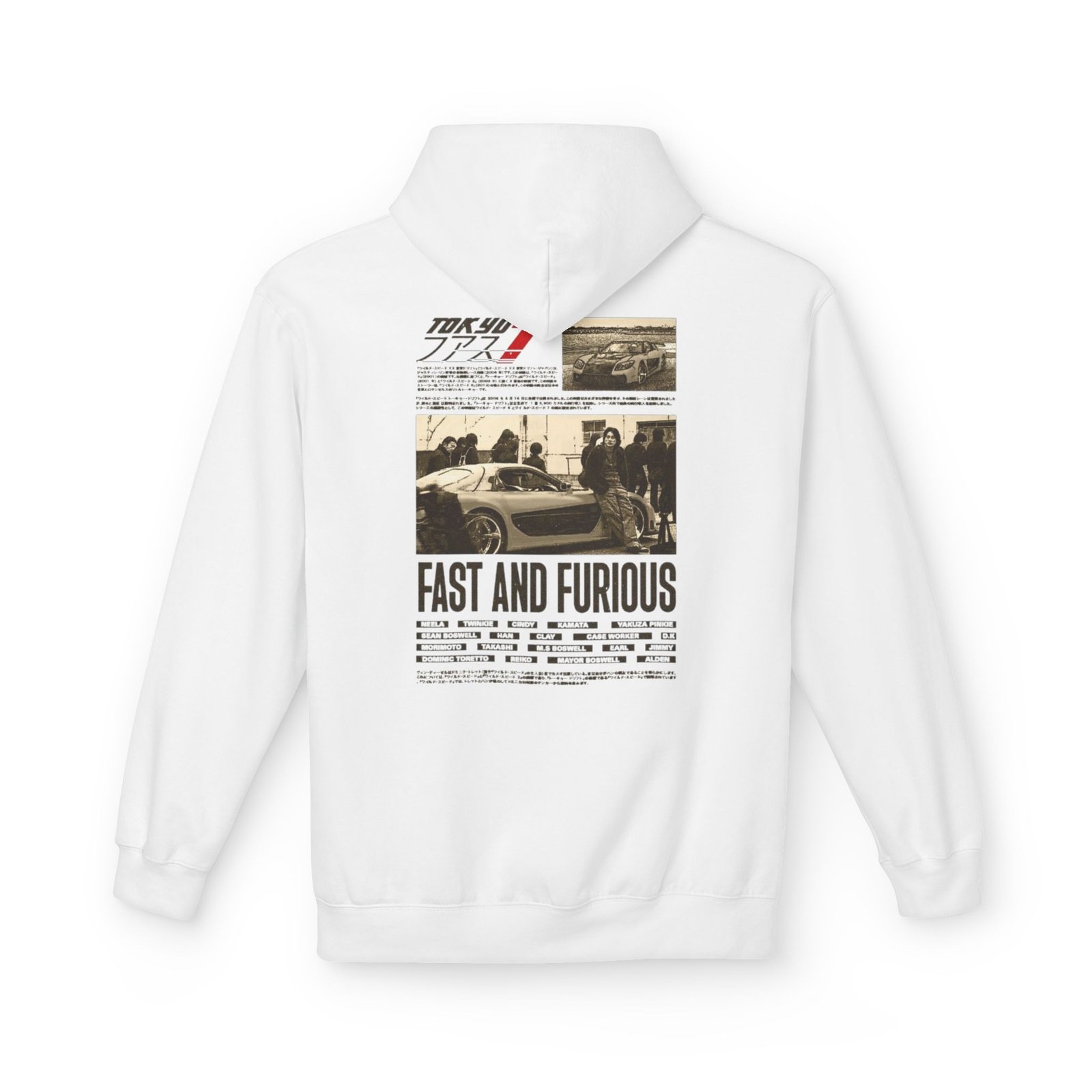 Fast And Furious Hoodie — Dapper Karachi streetwear alternate view